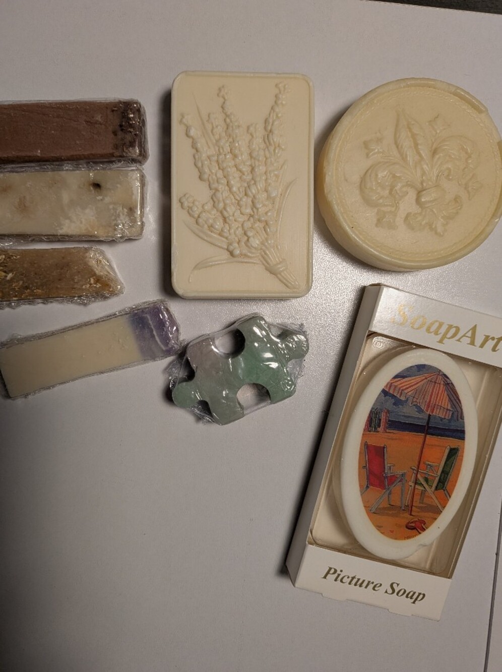 Soap Bundle Decorative Artisanal Guest Soaps Lot Beach Picture Soap